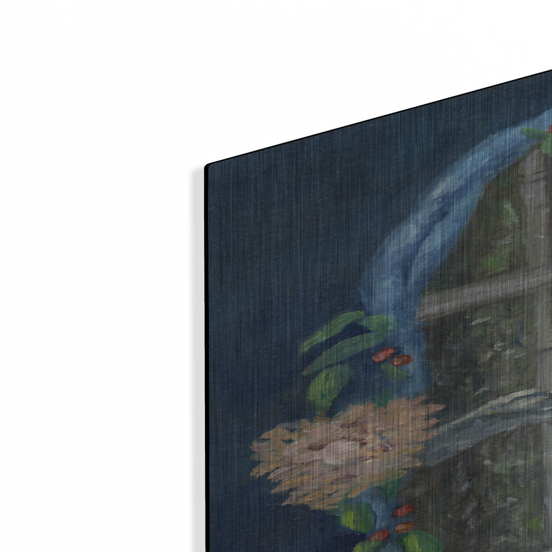 Art mural en métal Winston Porter «Sign Of Light» par Art and a Little Magic, 36" H x 24" W