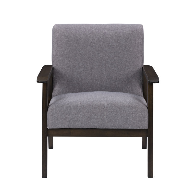 Fauteuil Neitan, 100 % polyester gris clair