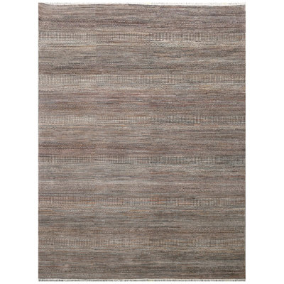 High-Quality Hand-Knotted Multi And Brown Area Rug