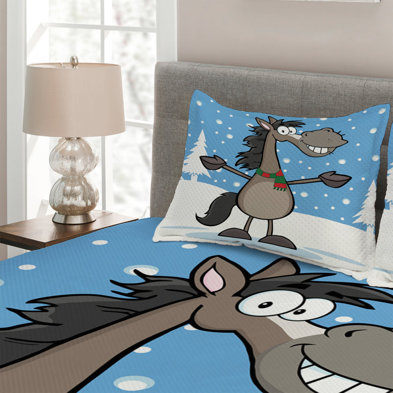 Polyester Coverlet, King Bedspread + 2 Shams