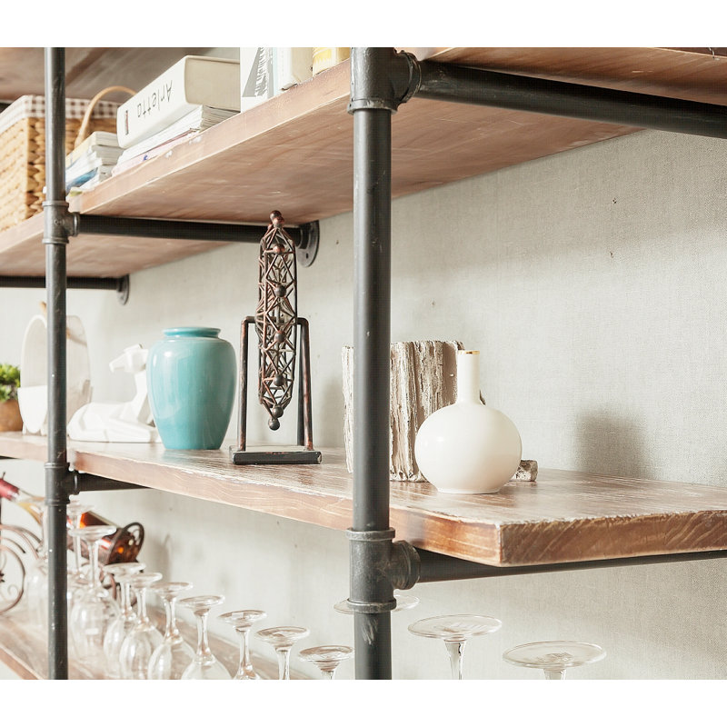 Argante 3 Piece Industrial Pipe Shelves