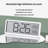 Digital Alarm Clock Lcd Display Multifunctional Temperature Humidity