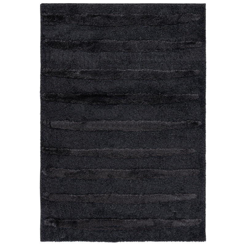 Tapis gris anthracite Adedapo, Rectangle 5 pi 3 po x 7 pi 6 po