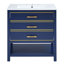 Meuble-lavabo simple 18 po avec comptoir en céramique-94573964