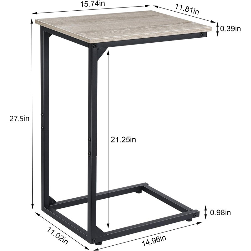 Table de bout Tiano, Grège