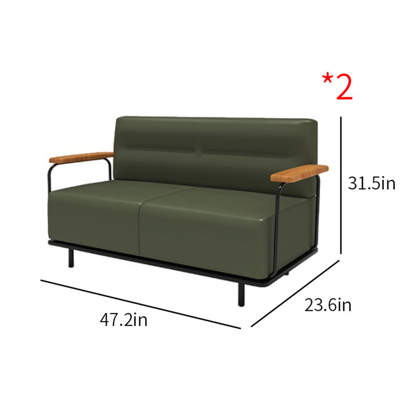 Banc rembourré en similicuir Afistro Tea