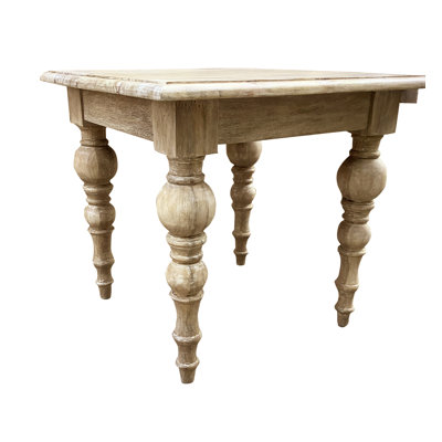 Higinio Solid Wood End Table