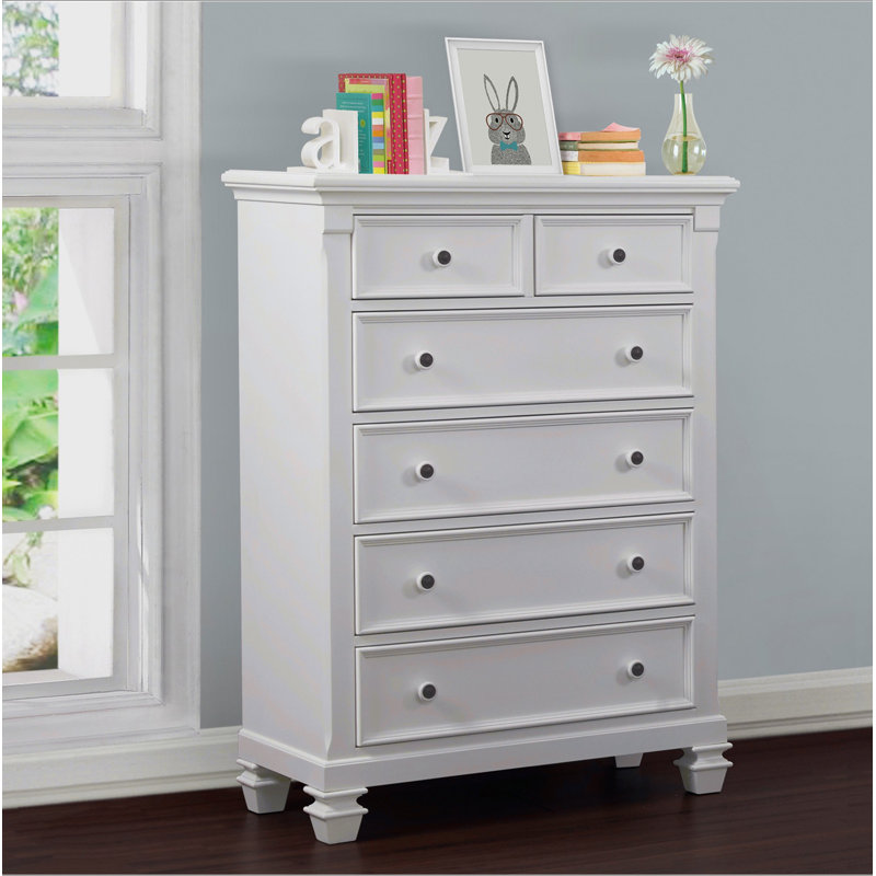 Commode 6 tiroirs Glendale Pure