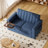 Brittany Tufted Sofa Table Cloud Couch with Charging  and Storage Pockets-138174667