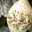 3 Piece Holly Gem Solid Finial Ornament Set