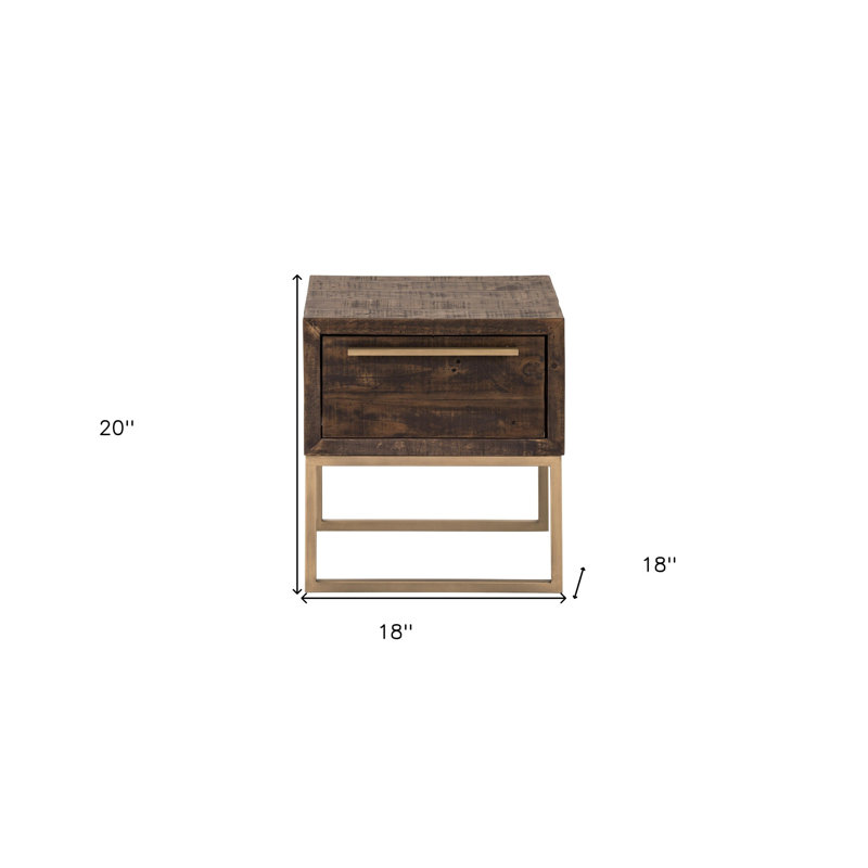 Charleus End Table with Storage