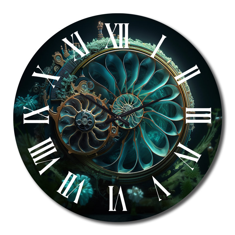 Horloge murale bioluminescente Spiral Oceanic Astrolabe III, Grand