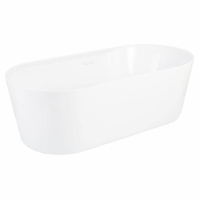 70" Ashington Acrylic Freestanding Soaking Bathtub