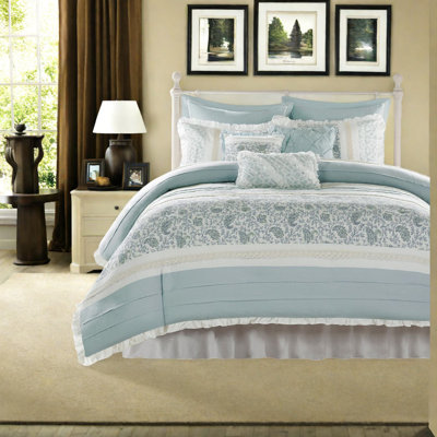 Piece Bedding Sets, Cotton Percale Farmhouse Queen Set For Home