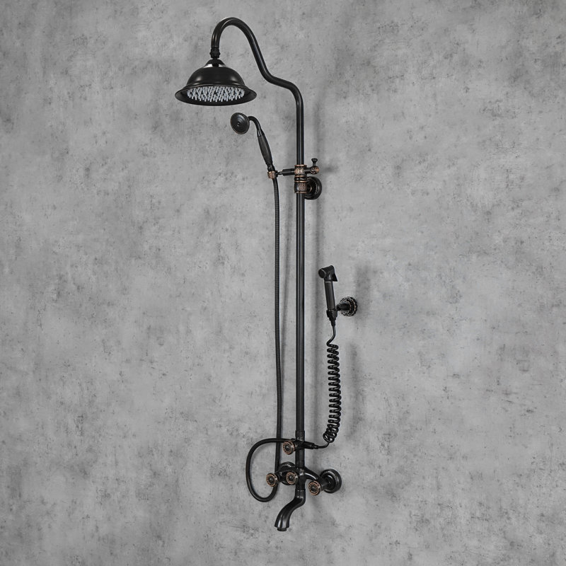 Mccall Mixer Shower with Dual Shower Head