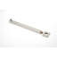 Douche en nickel brossé avec tête, douche à main, tuyau, garniture de valve, poignées à levier et niche. . Produit une douche à effet pluie naturelle. Buse autonettoyante. Conforme aux raccords de tuyauterie American Standard-127368550