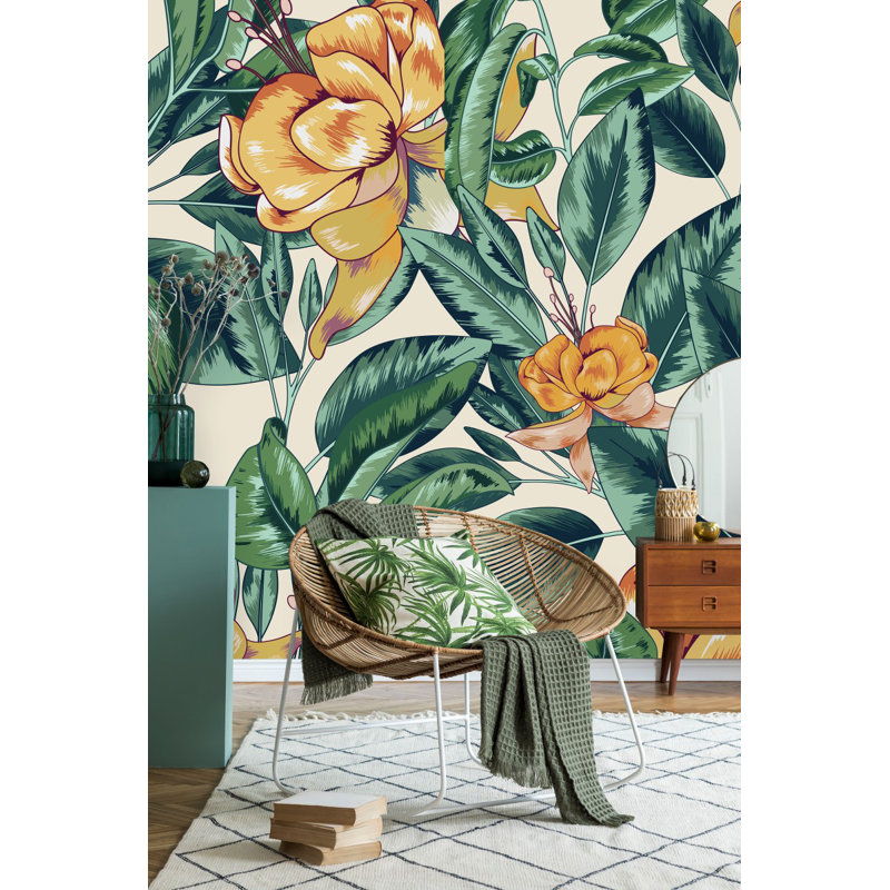 Peel & Stick Floral Wall Mural