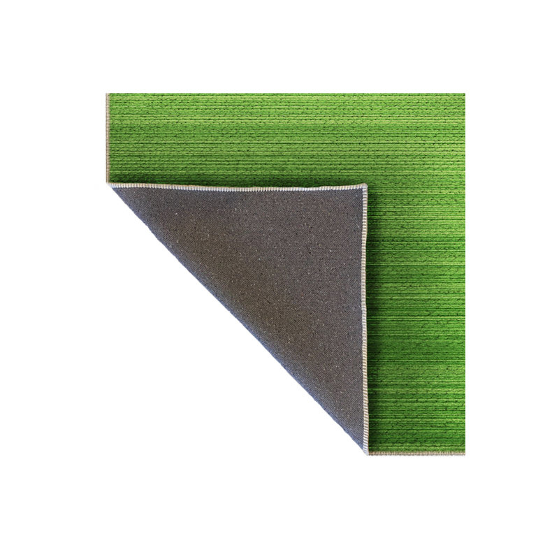 Tapis vert tissé à motif lavable Mosso, 2 pi 4 po x 3 pi 11 po