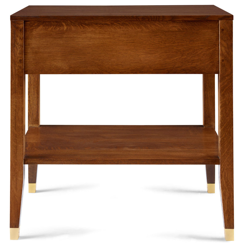 Surrey Hills Open Nightstand, Wood Top, Manlius