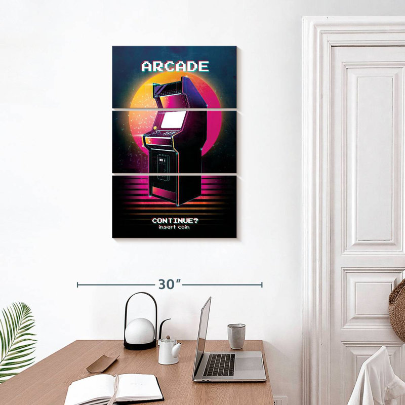 Keiraleigh Arcade Machine, H 32 po x l 20 po
