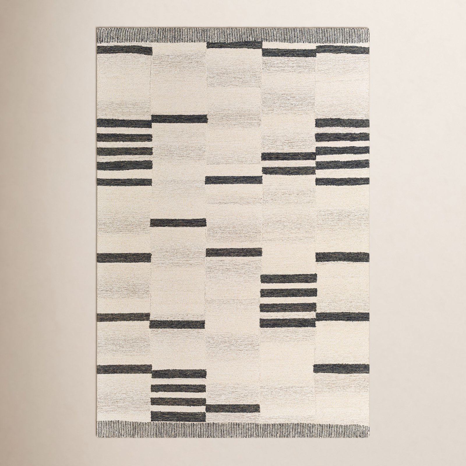Uptown Hand-Tufted Geometric Rug, Rectangle 6' x 9'