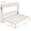 Lit escamotable horizontal moderne avec éclairage et prises de courant-926941662-926941661
