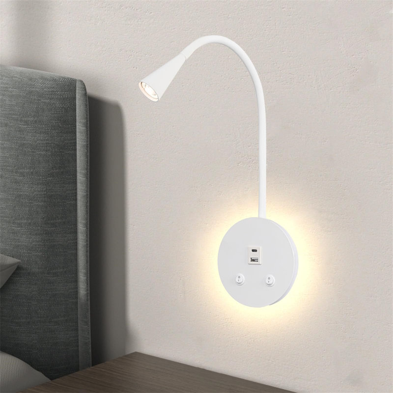 LED Plug-in Spotlight, White