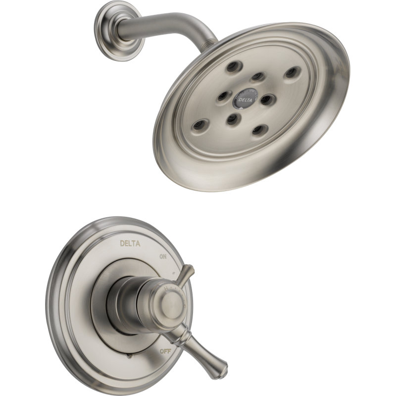 Cassidy Shower Faucet with H2okinetic Technology, Stainless Steel
