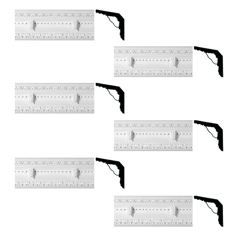 Moulure couronnée H 4 3/4 po x l 1/2 po x P 4 3/4 po
