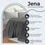 Jeté 100% coton Blue Nile Mills - tissage chevron Dobby - Accent léger toutes saisons-119023499-119023504