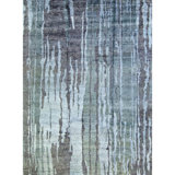 Abstract Area Rug in Brown