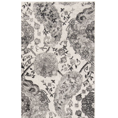 Tapis oriental crème/argenté Barefield