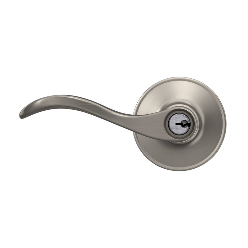 Seville Keyed (Entry) Door Lever, Matte Black