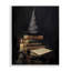 Bibliothèque et chapeau de sorcière, estampe numérique, design par LSR Design Studio-1358189550-1358189586
