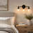  Modern 3-Light Bathroom Vanity Light with Clear Glass Shades