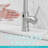 Hands Kitchen Sink Faucet - Touchless Automatic Smart Contemporary Style Brushed Nickel, Ceramic Filler, Brass With Excellent Performance For Sinks