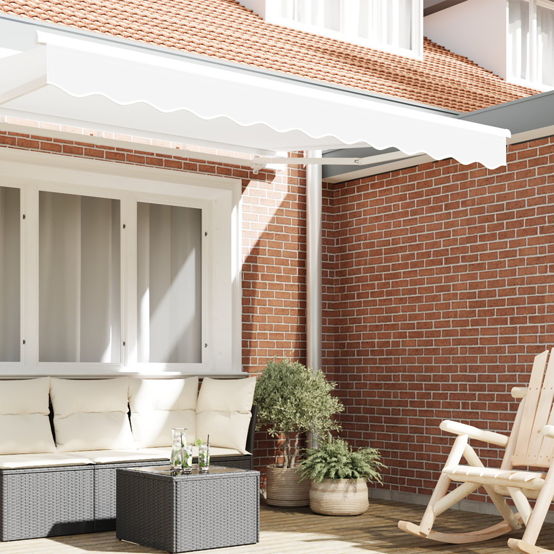 VidaXL 20cm D Retractable Patio Awning