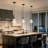 1-light Modern Hammered Tear-drop Glass Pendant Light-398678736