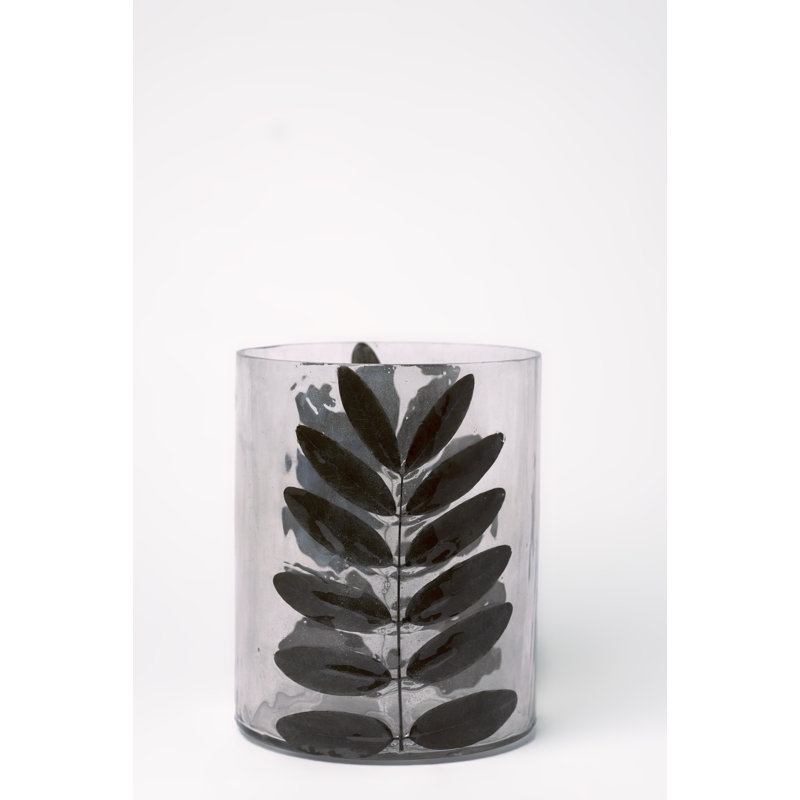 Whalan Glass Table Vase, 8" H x 5.5" W x 5.5" D
