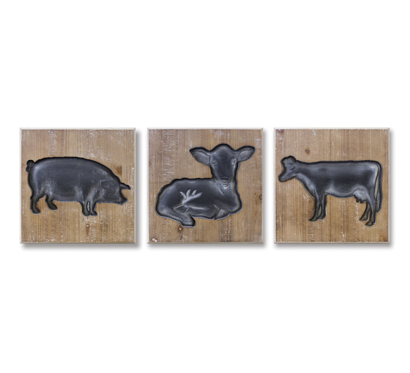 Plaque de ferme (ensemble de 3)