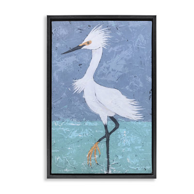 Sea Bird Stepping Canvas by Jade Reynolds