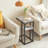 C Shaped Foldable End Table