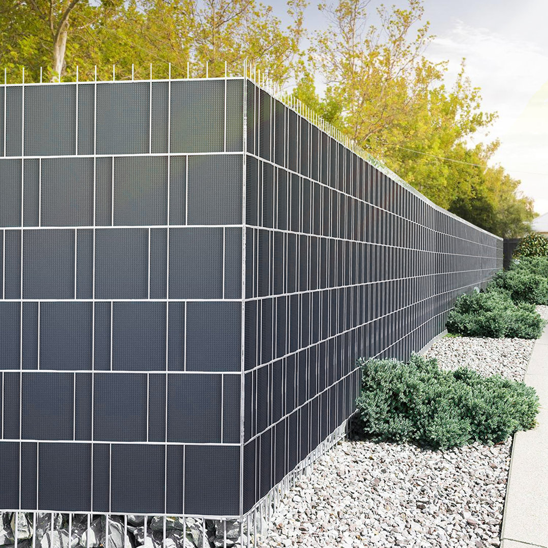 Garten Living Maschendrahtzaun Devorah Größe: 19 cm H x 5000 cm B x 0,04 cm T, Ausführung: Anthrazitfarben