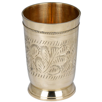 Laiton, verre de designer