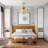 42" Gamlet Rose Gold Crytal Ceiling Fan with Remote Control Kit