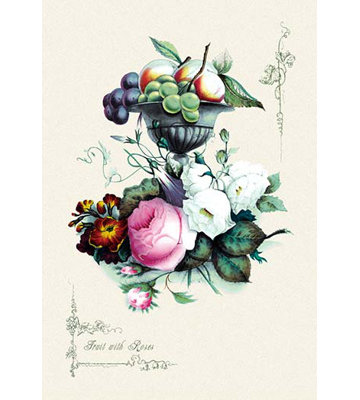 Reproduction d’art fruit de roses