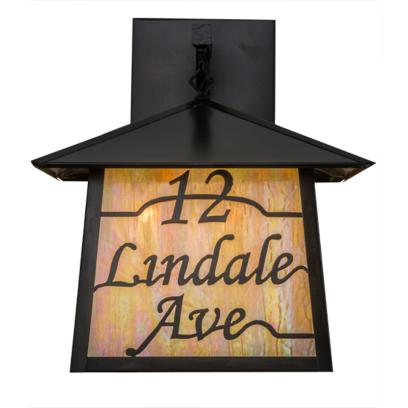 Personalized 3 - Light Armed Sconce