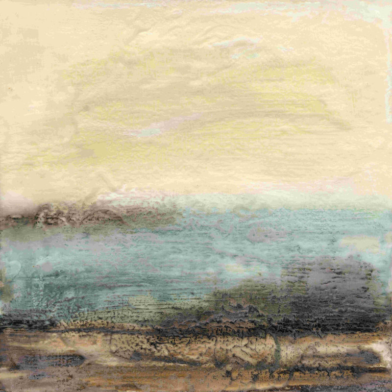 Turquoise Vista I, H 12 po x l 12 po