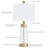 Krantz Glass USB Table Lamp