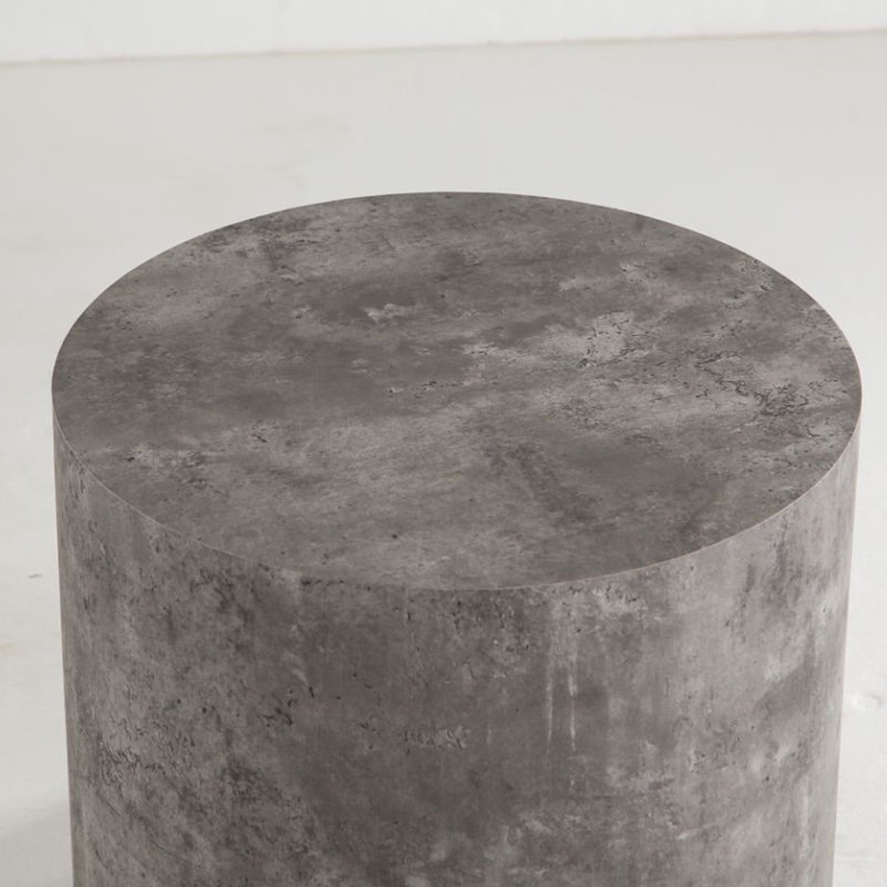 Ensemble de 2 tables basses rondes Nesting, Stone Gray